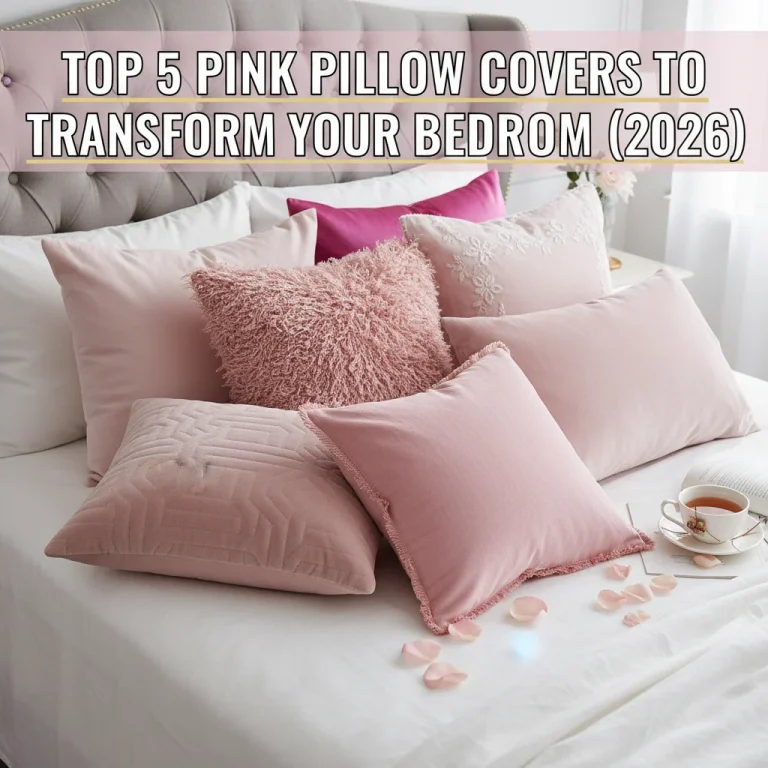 Top 5 Pink Pillow Covers to Transform Your Bedroom (2026)