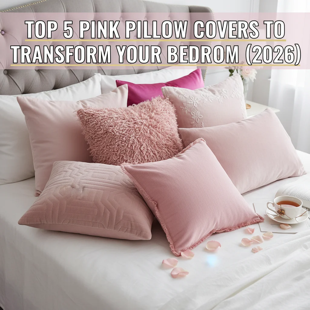 Top 5 Pink Pillow Covers to Transform Your Bedroom (2026)