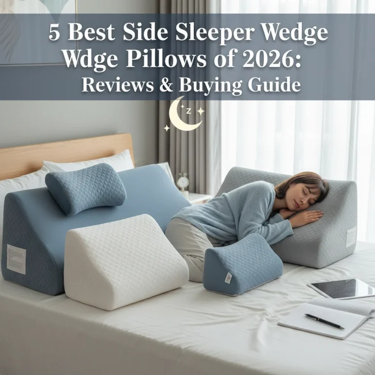 5 Best Side Sleeper Wedge Pillows of 2026: Reviews & Buying Guide