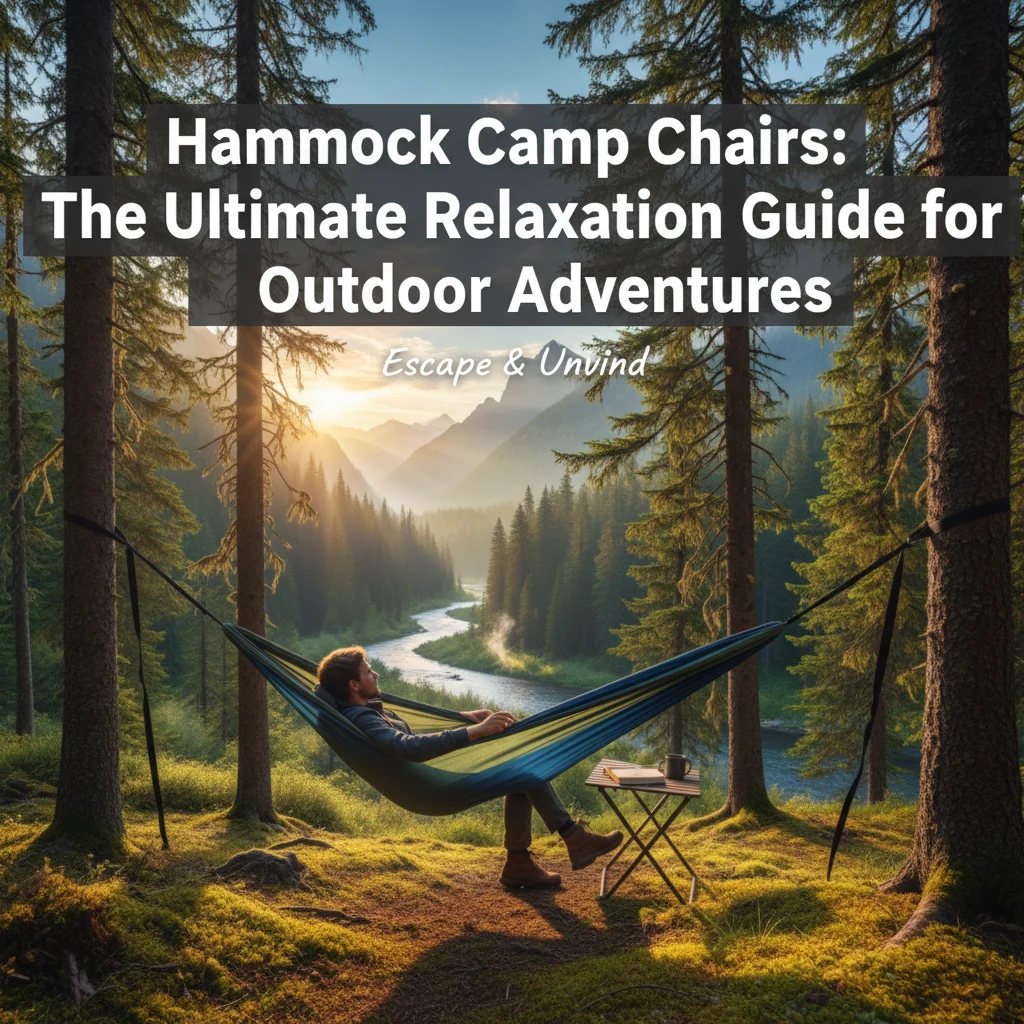 Hammock Camp Chairs: The Ultimate Relaxation Guide for Outdoor Adventures