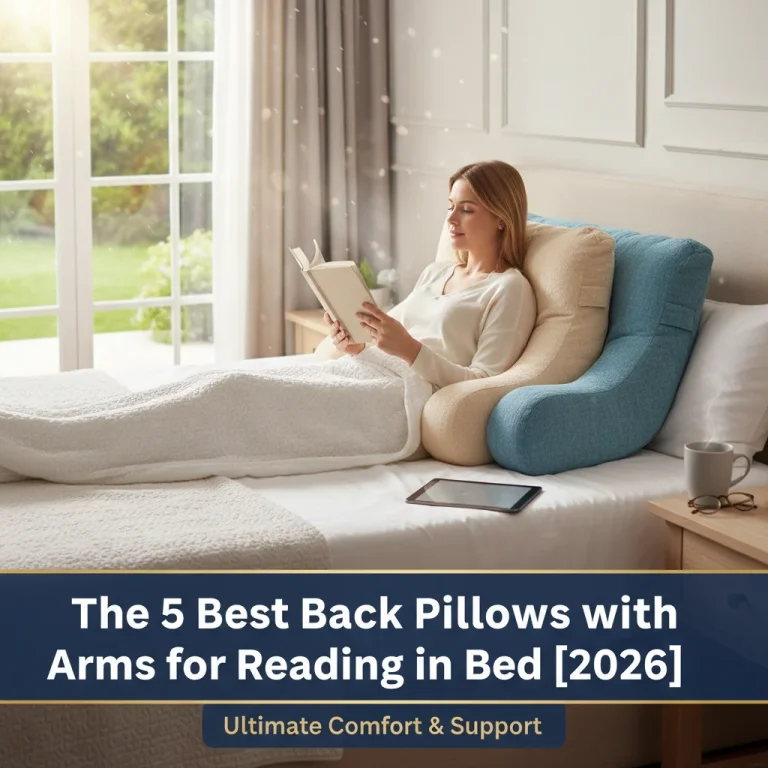 The 5 Best Back Pillows with Arms for Reading in Bed [2026]
