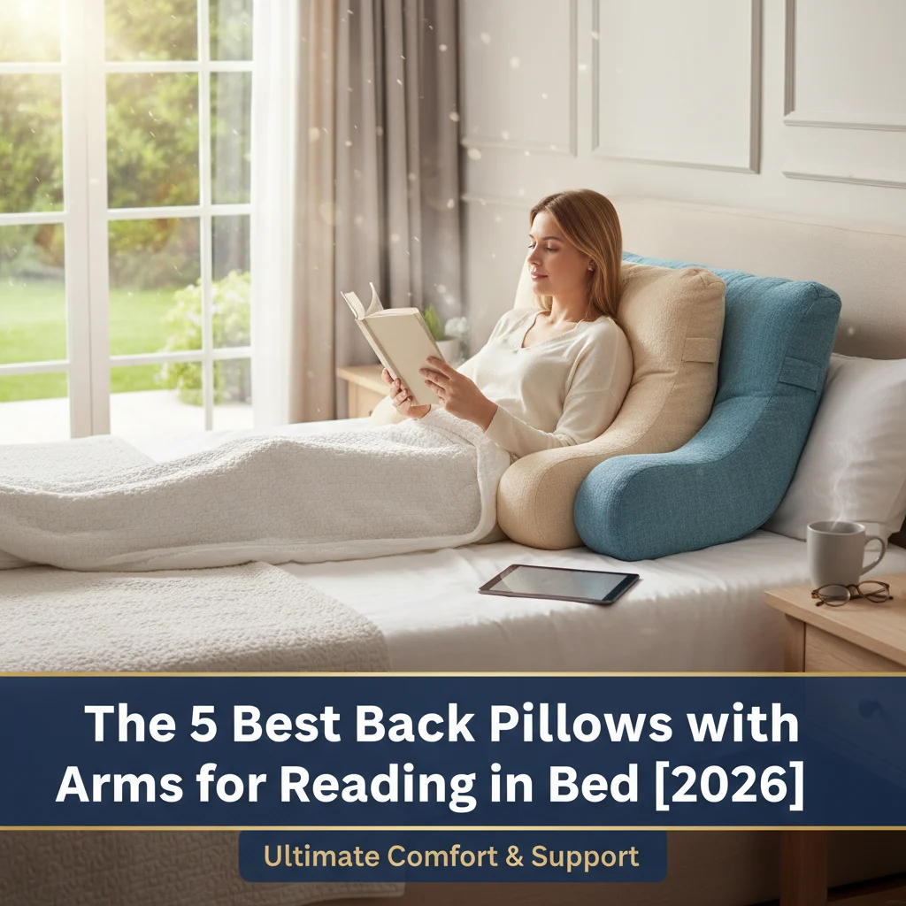 The 5 Best Back Pillows with Arms for Reading in Bed [2026]