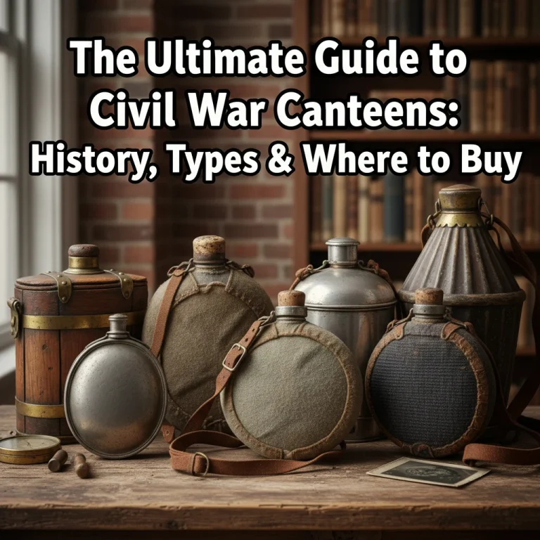 The Ultimate Guide to Civil War Canteens: History, Types & Where to Buy