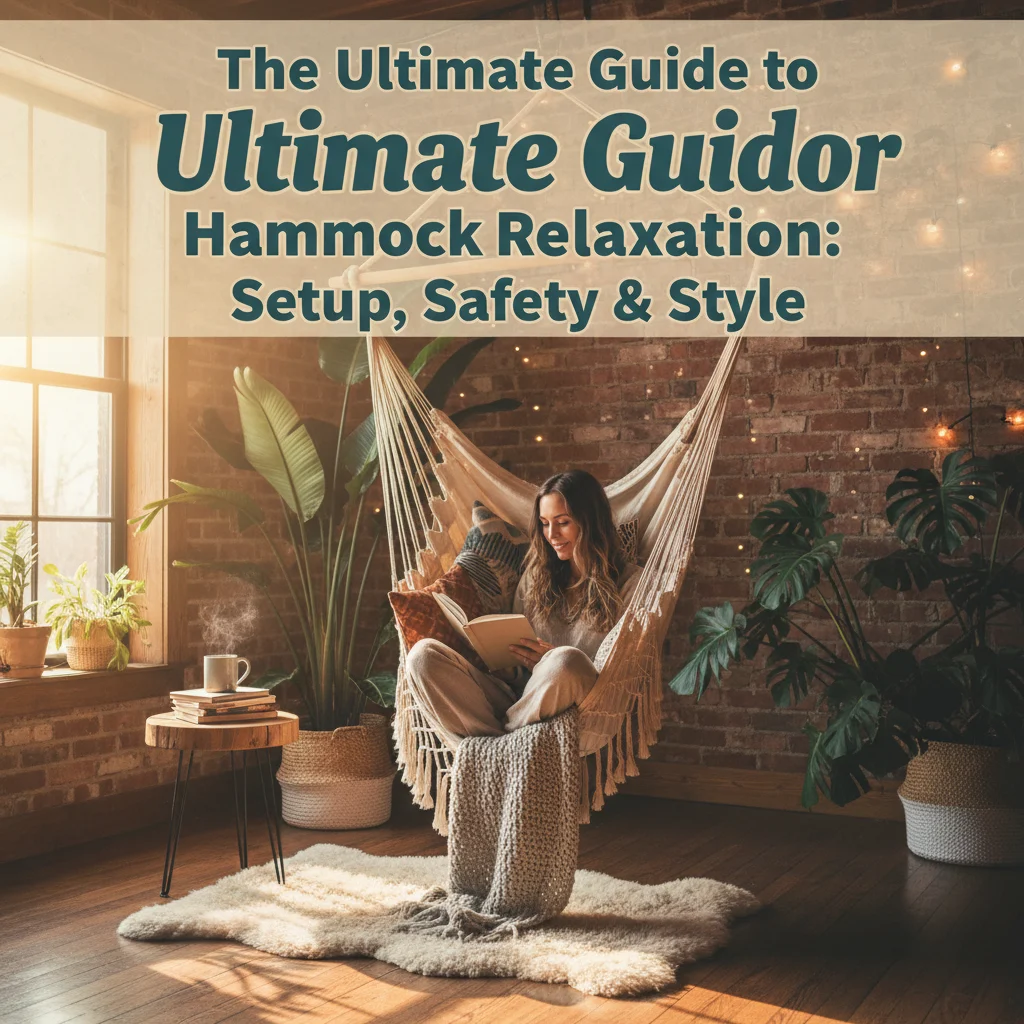 The Ultimate Guide to Indoor Hammock Relaxation: Setup, Safety & Style