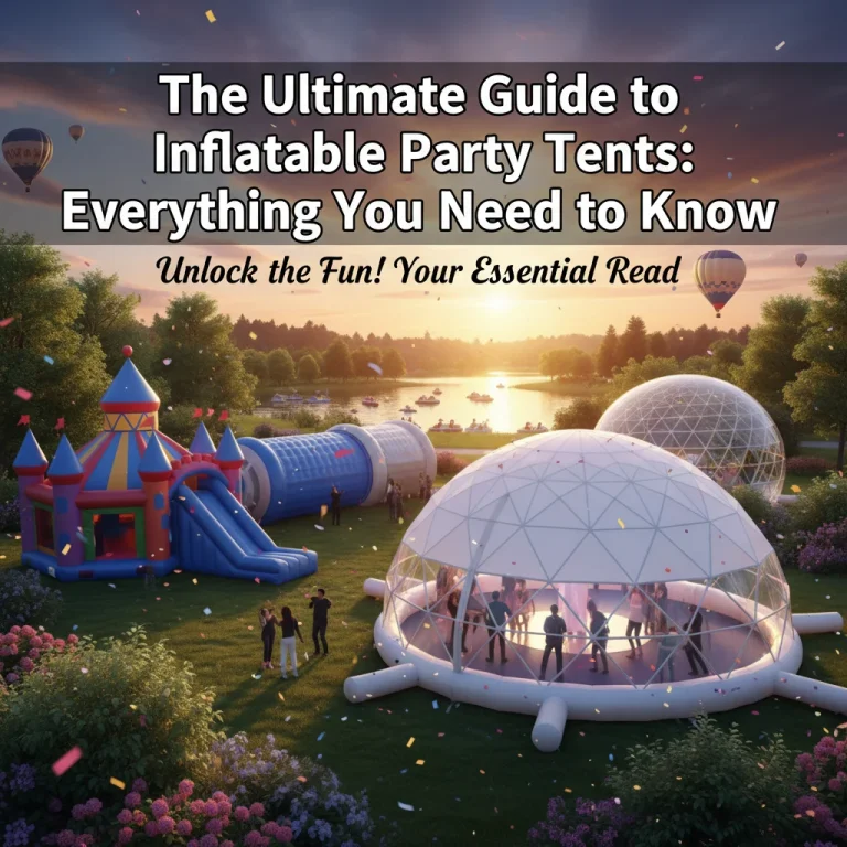 The Ultimate Guide to Inflatable Party Tents: Everything You Need to Know