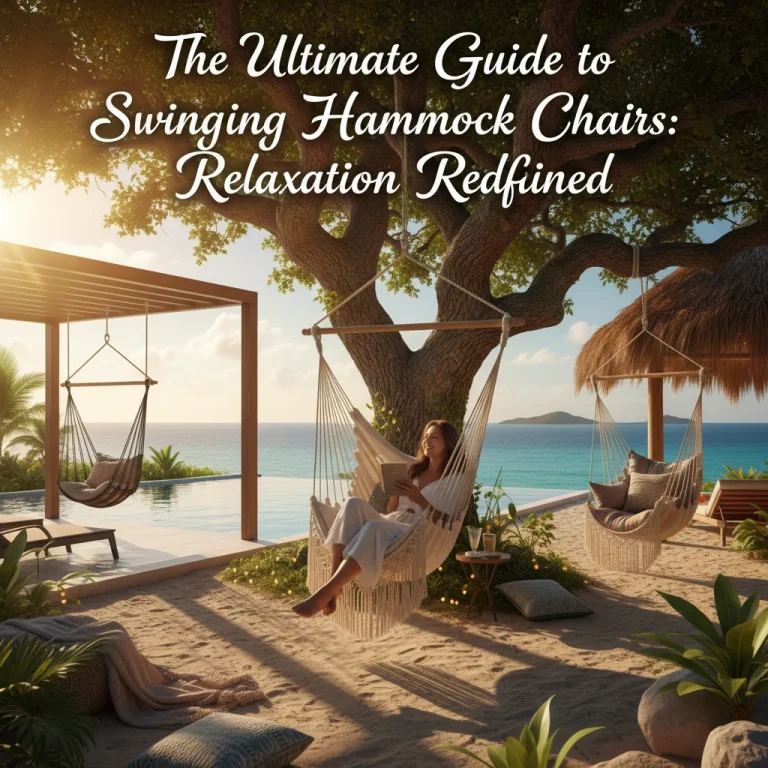 The Ultimate Guide to Swinging Hammock Chairs: Relaxation Redefined