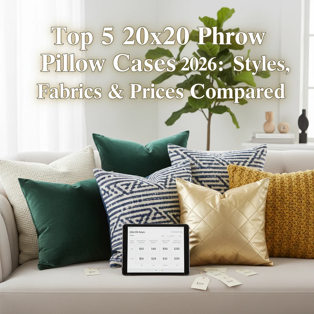 Top 5 20×20 Throw Pillow Cases of 2026: Styles, Fabrics & Prices Compared