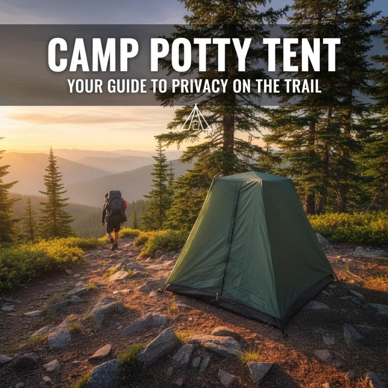 Camp Potty Tent: Your Guide to Privacy on the Trail