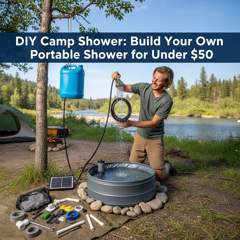 DIY Camp Shower: Build Your Own Portable Shower for Under $50