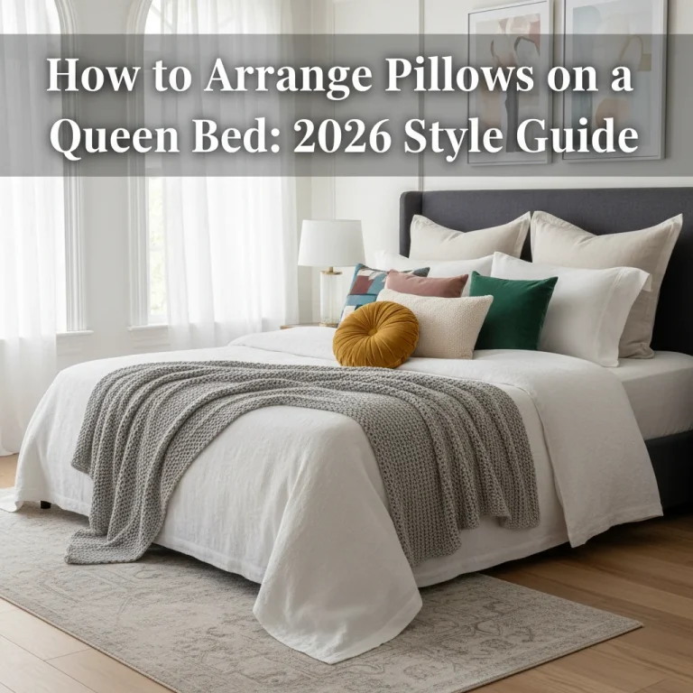 How to Arrange Pillows on a Queen Bed: 2026 Style Guide