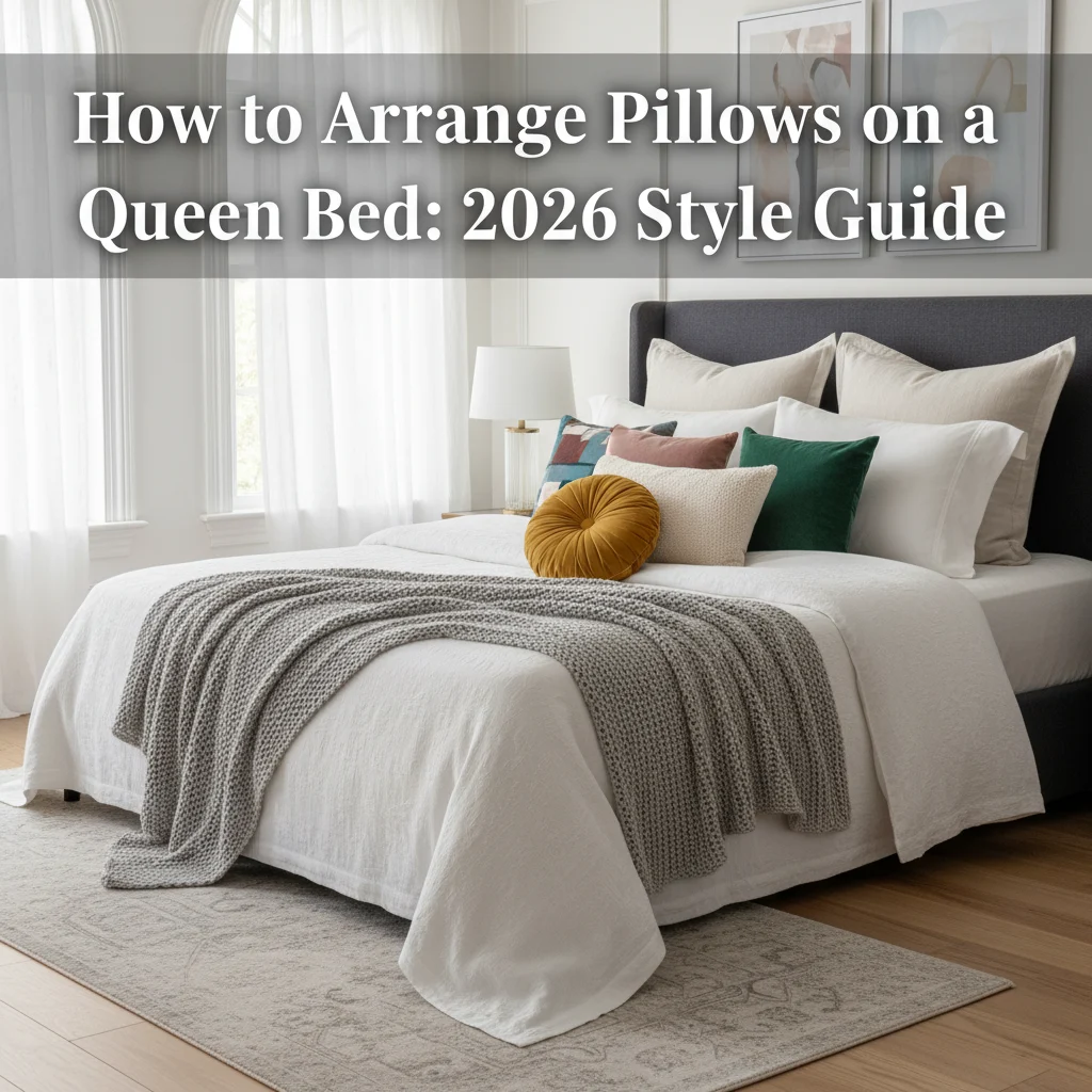How to Arrange Pillows on a Queen Bed: 2026 Style Guide