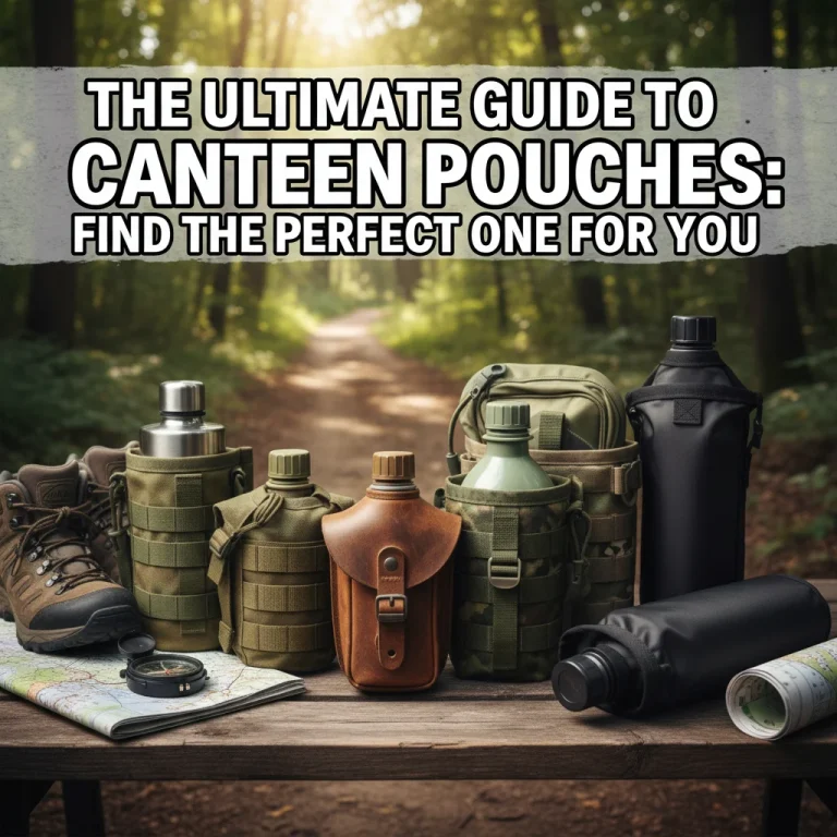 The Ultimate Guide to Canteen Pouches: Find the Perfect One for You