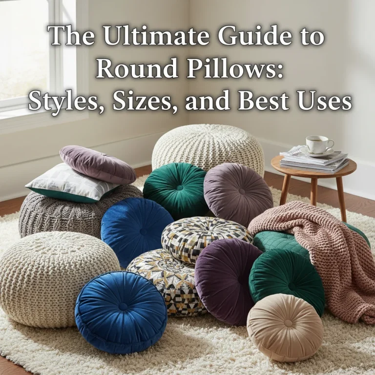 The Ultimate Guide to Round Pillows: Styles, Sizes, and Best Uses