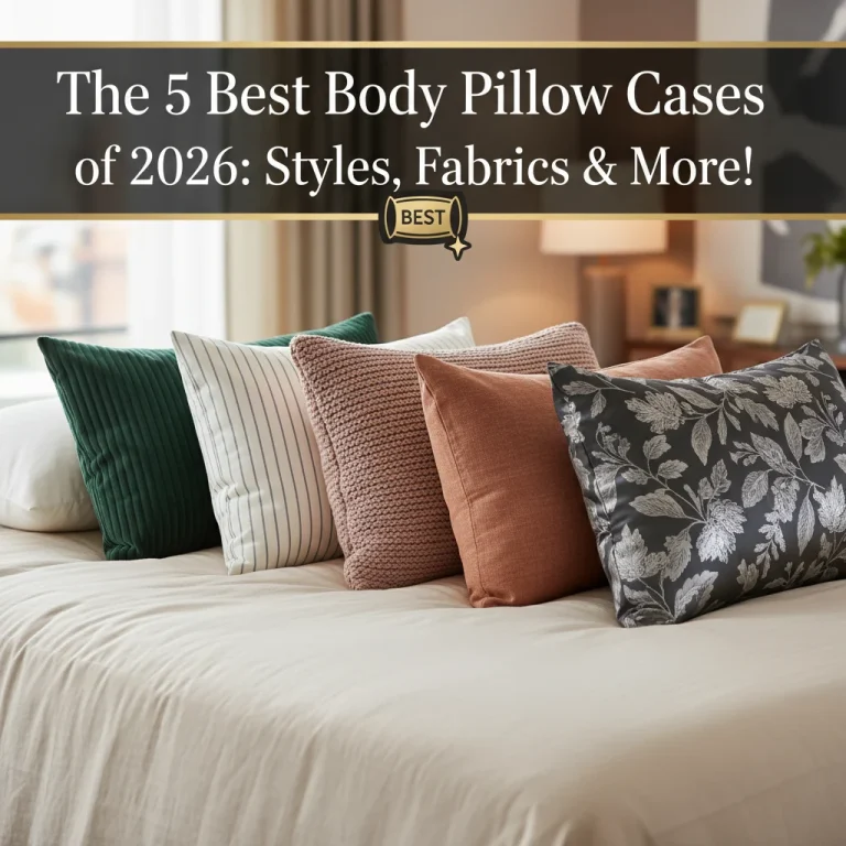 The 5 Best Body Pillow Cases of 2026: Styles, Fabrics & More!
